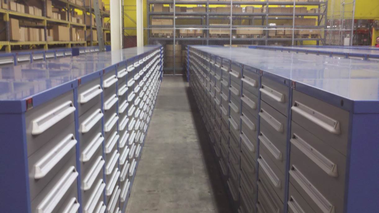 lyon-modular-drawer-cabinets-warehouse-rows-installed